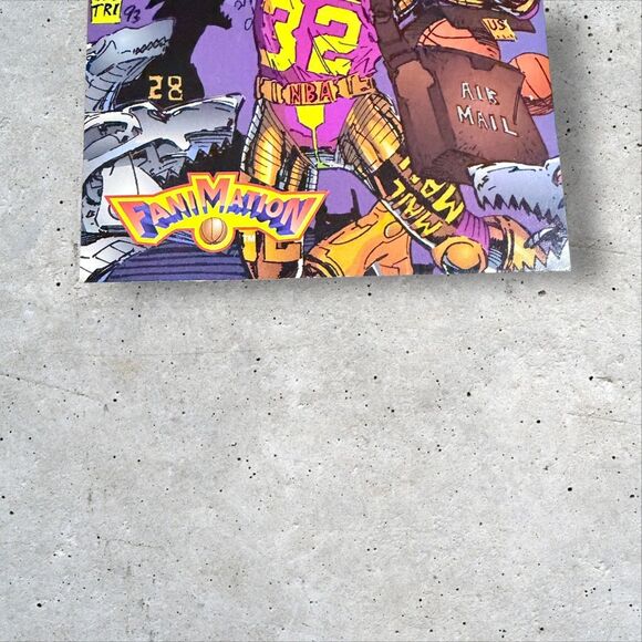 1992-93 Upper Deck Fanimation #508 Karl Malone The Mailman Utah Jazz NBA Card - Picture 6 of 6